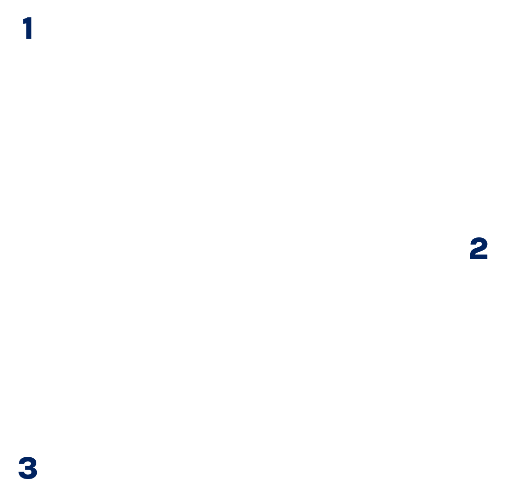Onze werkwijze in het kort: 1. Kennismaking en offerte, 2. Laat ons uw webapplicatie maken, 3. Uw werk wordt sneller en eenvoudiger.